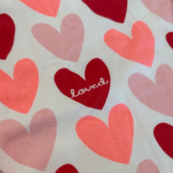 The Children's Place Heart Pajama Set - Pink and Red - Picture 3 of 3